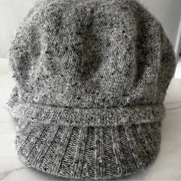 Lauren Ralph Lauren Lambs Wool Winter Billed Hat Cap One Size